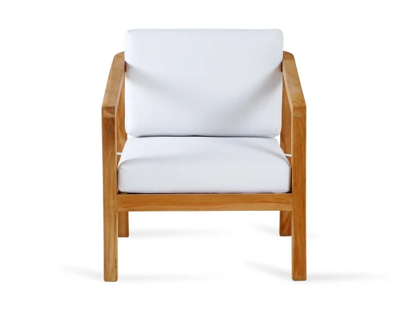 Кресло с подушками Augusto белый, бежевый — изображение 2