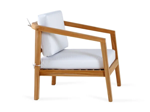 Кресло с подушками Augusto белый, бежевый — изображение 3