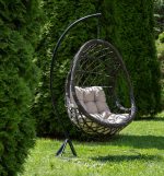 "Венеция" подвесное кресло-кокон из искусственного ротанга