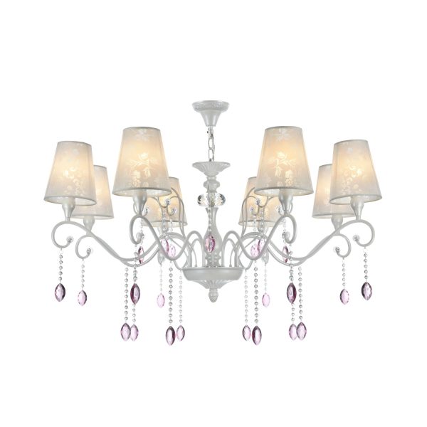 Люстра-Freya-FR2306-PL-08-W Люстра Freya FR2306-PL-08-W
