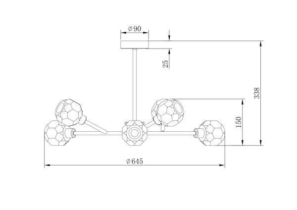 Люстра-Freya-FR5114PL-06BZ-2 Люстра Freya FR5114PL-06BZ — изображение 3