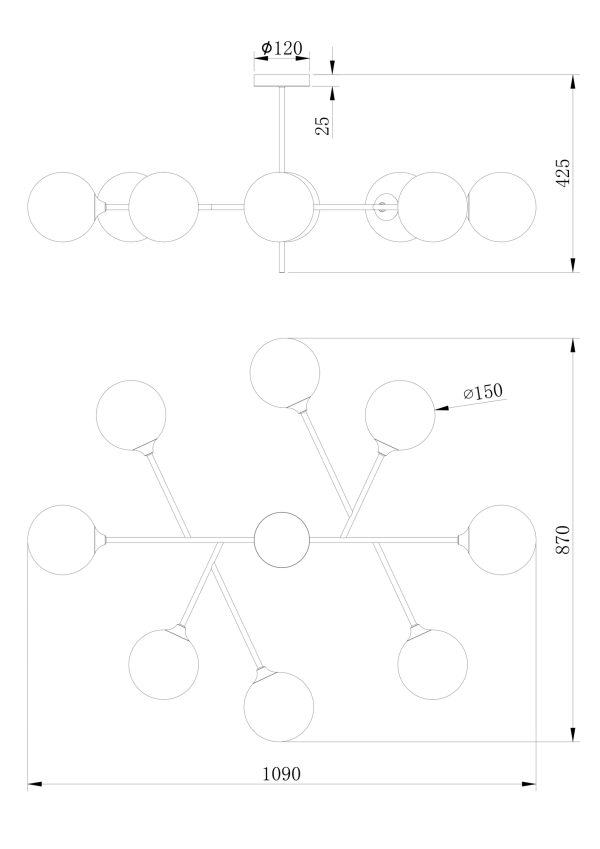 Люстра-Freya-FR5115PL-08BZ-1 Люстра Freya FR5115PL-08BZ — изображение 2