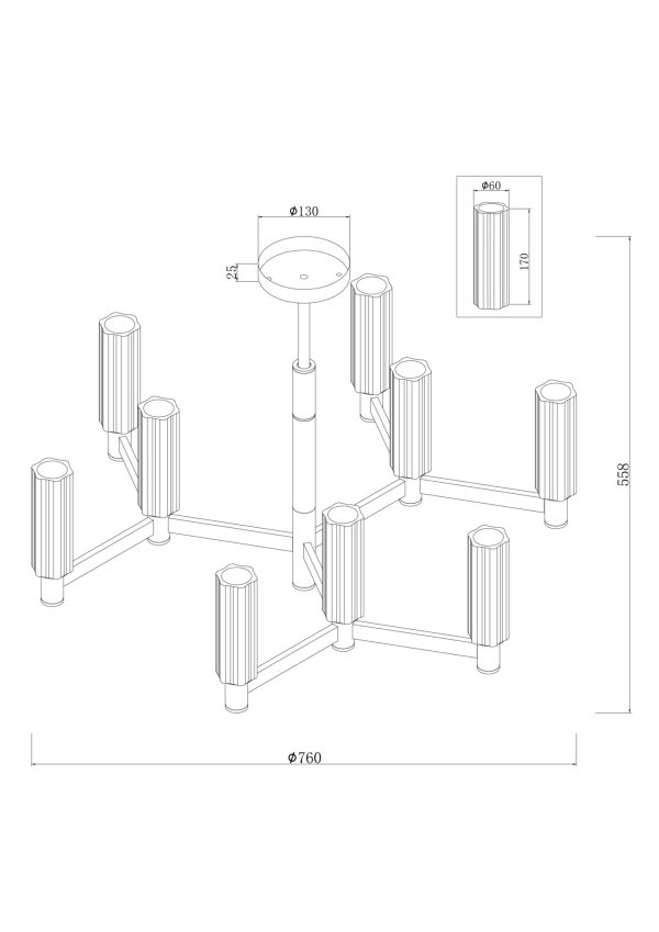 Люстра Freya FR5167PL-09BS — изображение 3