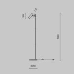 Напольный светильник (торшер) Maytoni MOD129FL-01W — изображение 3