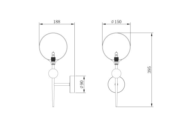 Настенный светильник (бра) Freya FR5115WL-01BZ — изображение 3