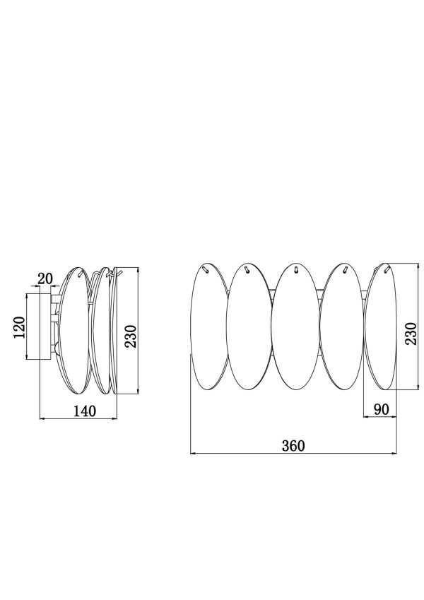 Настенный светильник (бра) Freya FR5189WL-02CH — изображение 3