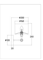 Настенный светильник (бра) Maytoni MOD088WL-01BS — изображение 3