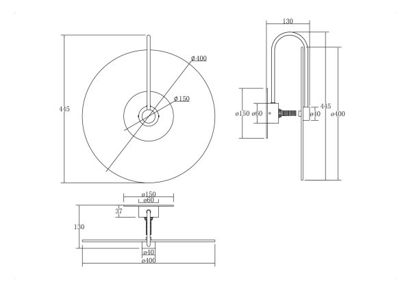 Настенный светильник (бра) Maytoni MOD305WL-01CH — изображение 2