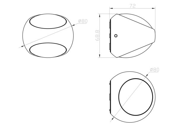 Настенный-светильник-бра-Outdoor-O032WL-L6B3K-2 Настенный светильник (бра) Outdoor O032WL-L6B3K — изображение 3