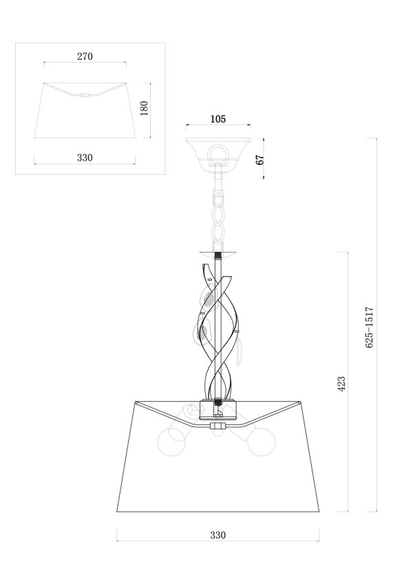 Подвесной-светильник-Freya-FR2001PL-03G-1 Подвесной светильник Freya FR2001PL-03G — изображение 2