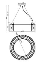 Подвесной светильник Maytoni MOD036PL-12N — изображение 3