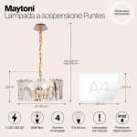 Подвесной светильник Maytoni MOD043PL-04G — изображение 3