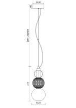 Подвесной светильник Maytoni P069PL-L16CH3K — изображение 3