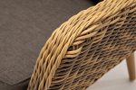 "Прованс" диван из искусственного ротанга трехместный, цвет соломенный — изображение 5