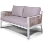 "Сан Ремо" диван 2-местный плетеный из роупа