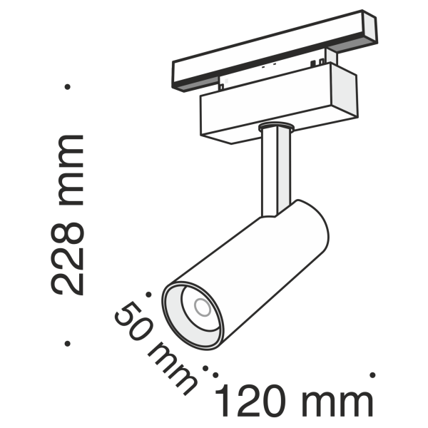 Трековый-светильник-Technical-TR019-2-10W3K-B-2 Трековый светильник Technical TR019-2-10W3K-B — изображение 3