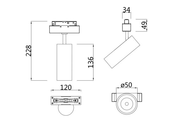Трековый-светильник-Technical-TR019-2-10W4K-W-2 Трековый светильник Technical TR019-2-10W4K-W — изображение 3