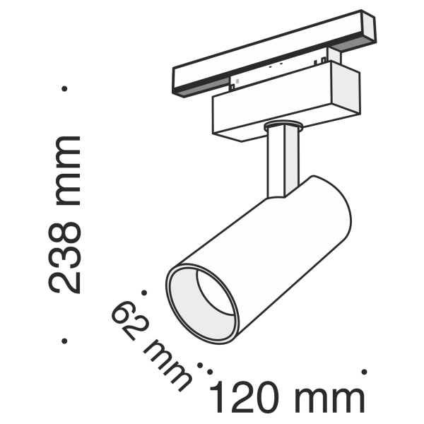 Трековый светильник Technical TR019-2-15W4K-B — изображение 2