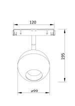 Трековый светильник Technical TR028-2-15W3K-W — изображение 2