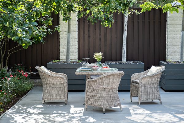 "Фредо" обеденная группа плетеная, цвет бежевый — изображение 4