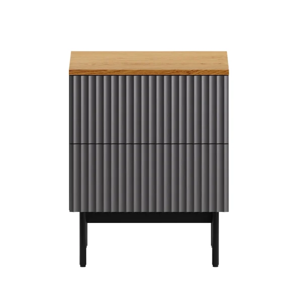 Тумба прикроватная Mikko темно-серый — изображение 2