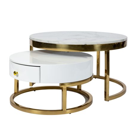 Набор кофейных столиков с ящиком 0.43x0.8x0.8м