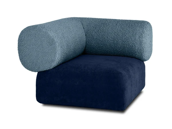 Завершение Trevi правое синий, белый — изображение 3