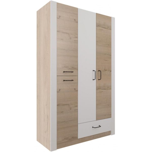 Eva_5-Prikhozhaya-M2-shkaf Дуб Ирландский/Белый матовый