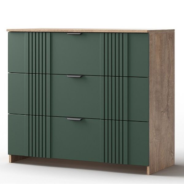 дуб канзас/зеленый матовый