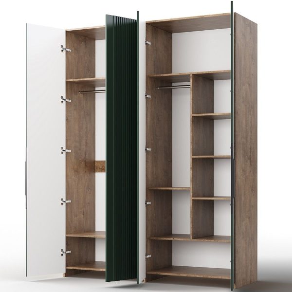 SHkaf_dlya_odezhdy_4D_Gerta_KMK_0979.1 Полки «Герта» (комплект 4шт.) КМК 0979.26, дуб канзас — изображение 3