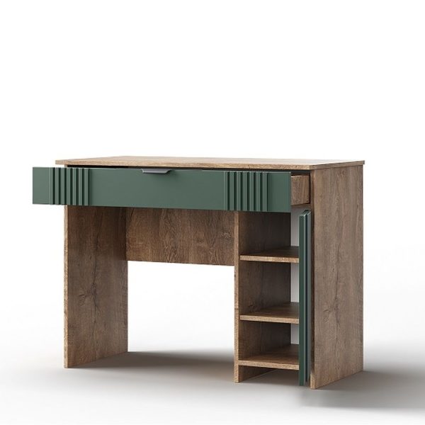 Стол «Герта» КМК 0979.21, дуб канзас/зеленый матовый — изображение 3