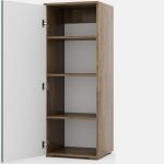 Тумба «Монреаль» 1Д КМК 0986.3, антрацит/дуб канадский арктик — изображение 3