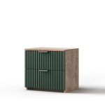 дуб канзас/зеленый матовый