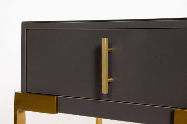 Тумба прикроватная серая 0.5x0.5x0.4м — изображение 5