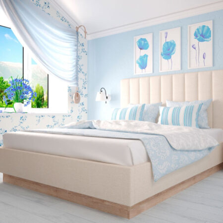 Кровать «Богуслава» М9 с ПМ 160x200