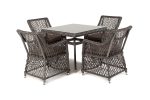 "Айриш" обеденная группа плетеная на 4 персоны
