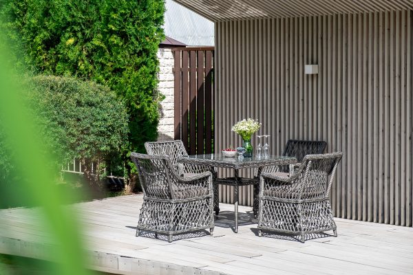 Айриш-обеденная-группа-плетеная-на-4-персоны-цвет-графит-2 "Айриш" обеденная группа плетеная на 4 персоны, цвет графит — изображение 3