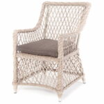 "Латте" плетеное кресло из искусственного ротанга