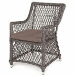 "Латте" плетеное кресло из искусственного ротанга