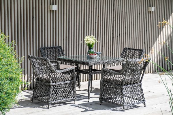 Латте-плетеное-кресло-из-искусственного-ротанга-цвет-графит-4 "Латте" плетеное кресло из искусственного ротанга, цвет графит — изображение 5