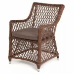 "Латте" плетеное кресло из искусственного ротанга