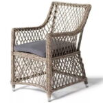 "Латте" плетеное кресло из искусственного ротанга