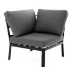 "Париж" модуль диванный алюминиевый угловой