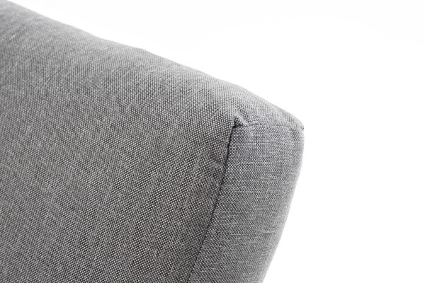 "Париж" модуль диванный алюминиевый угловой, цвет серый — изображение 4