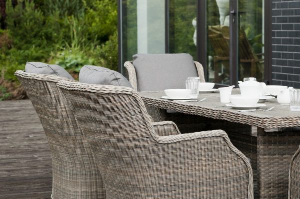 "Цесена" плетеный стол из искусственного ротанга — изображение 5