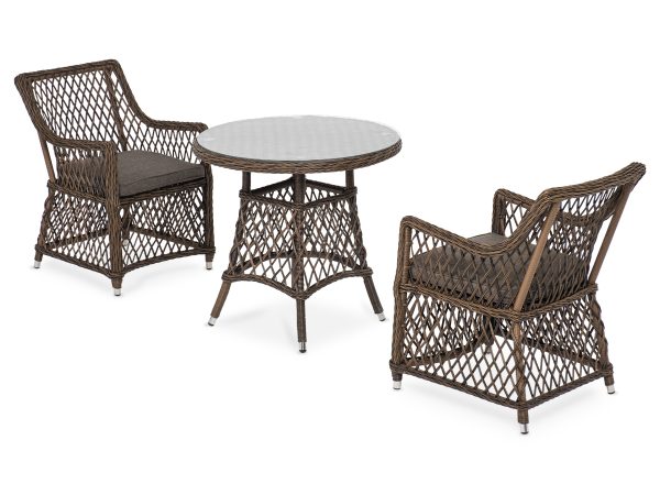 "Эспрессо–80 L" обеденная группа плетеная