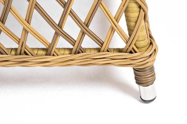 "Эспрессо–80 L" обеденная группа плетеная, цвет соломенный — изображение 5