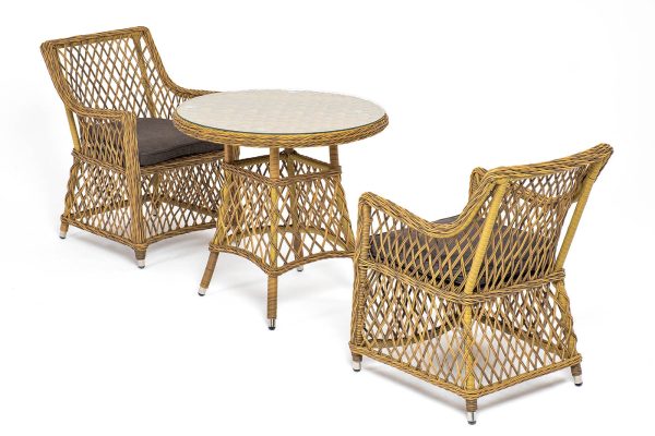 "Эспрессо–80 L" обеденная группа плетеная