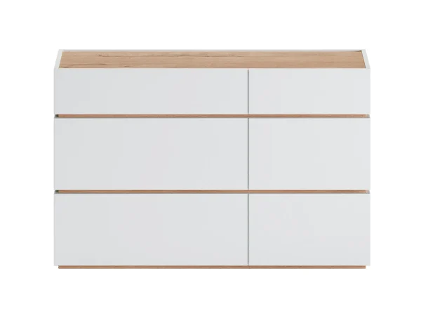 Комод Licata белый, дуб — изображение 2
