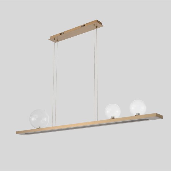 Светильник подвесной Crystal Lux AHORA SP1  L1200 BRASS — изображение 2